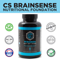 Close-up of BrainSense CSTek mineral delivery label