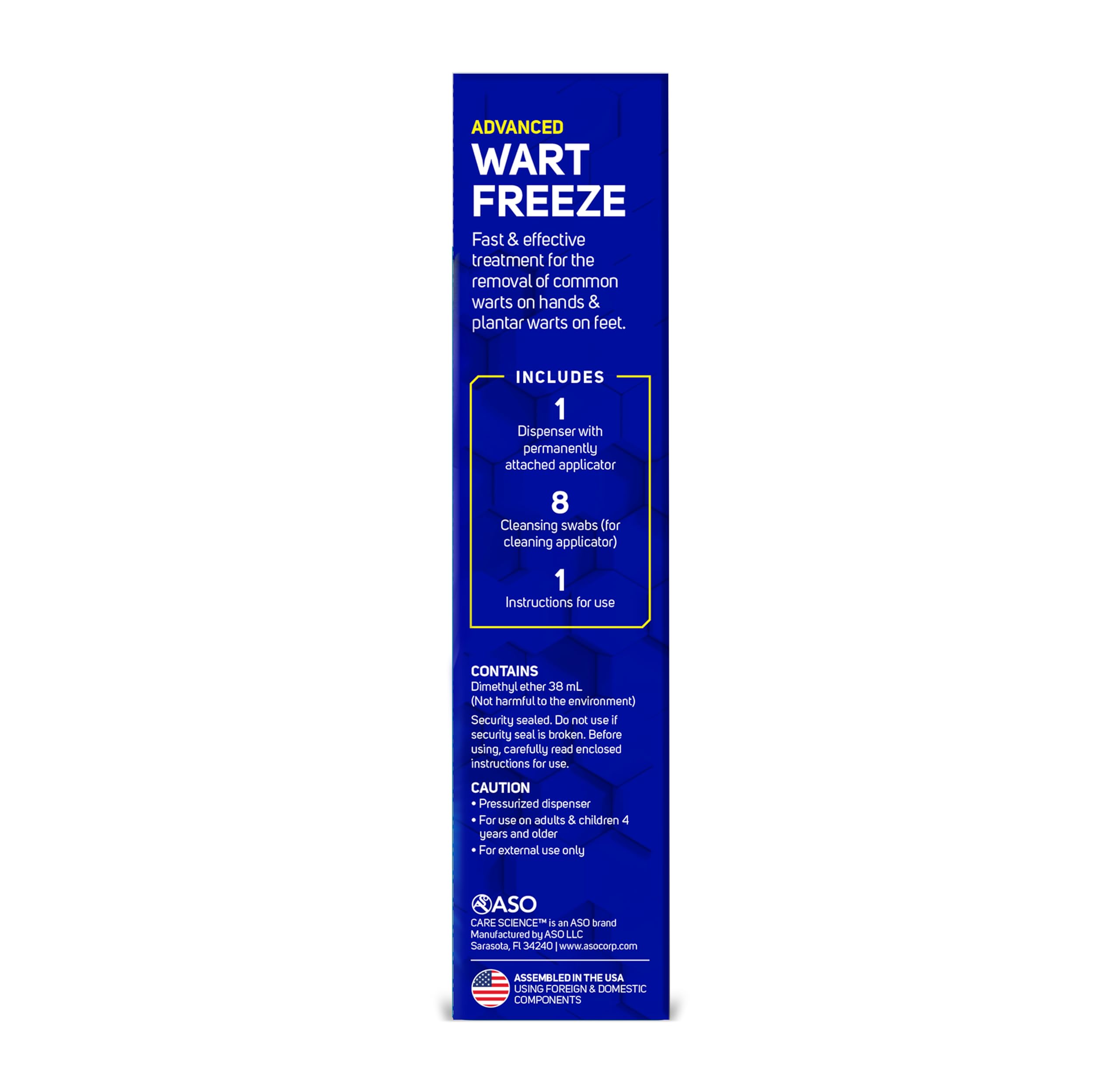 brand Care Science Wart Remover Freeze detail highlighting the freezing action on wart.