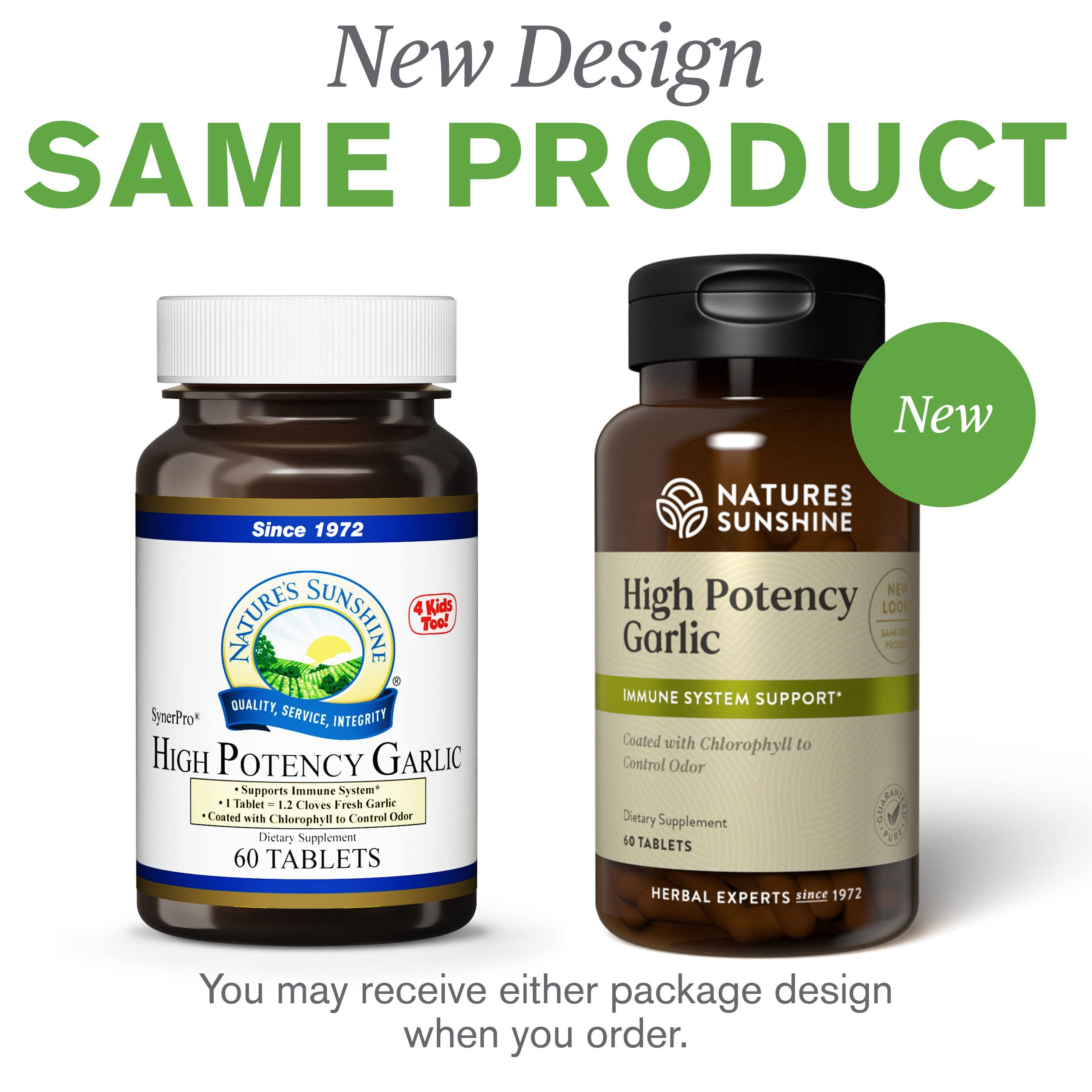 Nature's Sunshine brand quality since 1972