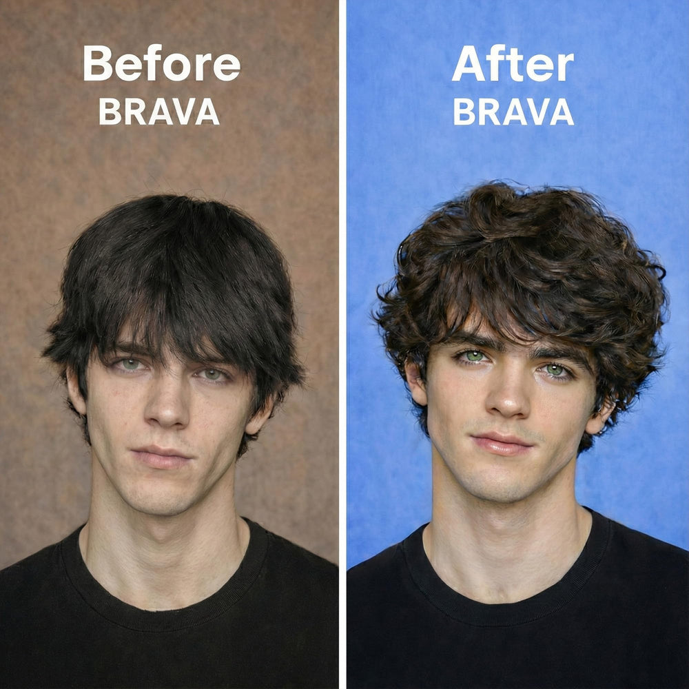 BRAVA Sea Salt Spray soft mist for even application and light hold