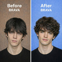 BRAVA Sea Salt Spray soft mist for even application and light hold