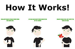 Close-up of Breath Pearls softgels showing peppermint oil and parsley seed oil