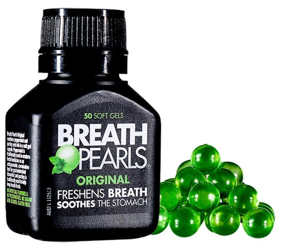 Breath Pearls Original bottle front view