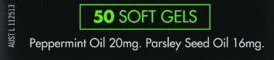Swallowable breath freshening capsules