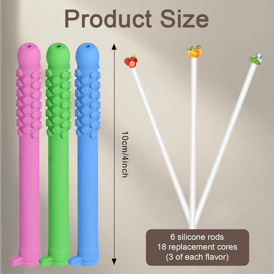 Assorted fruit-flavor breath sticks