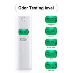 Rear view of breath smell analyzer