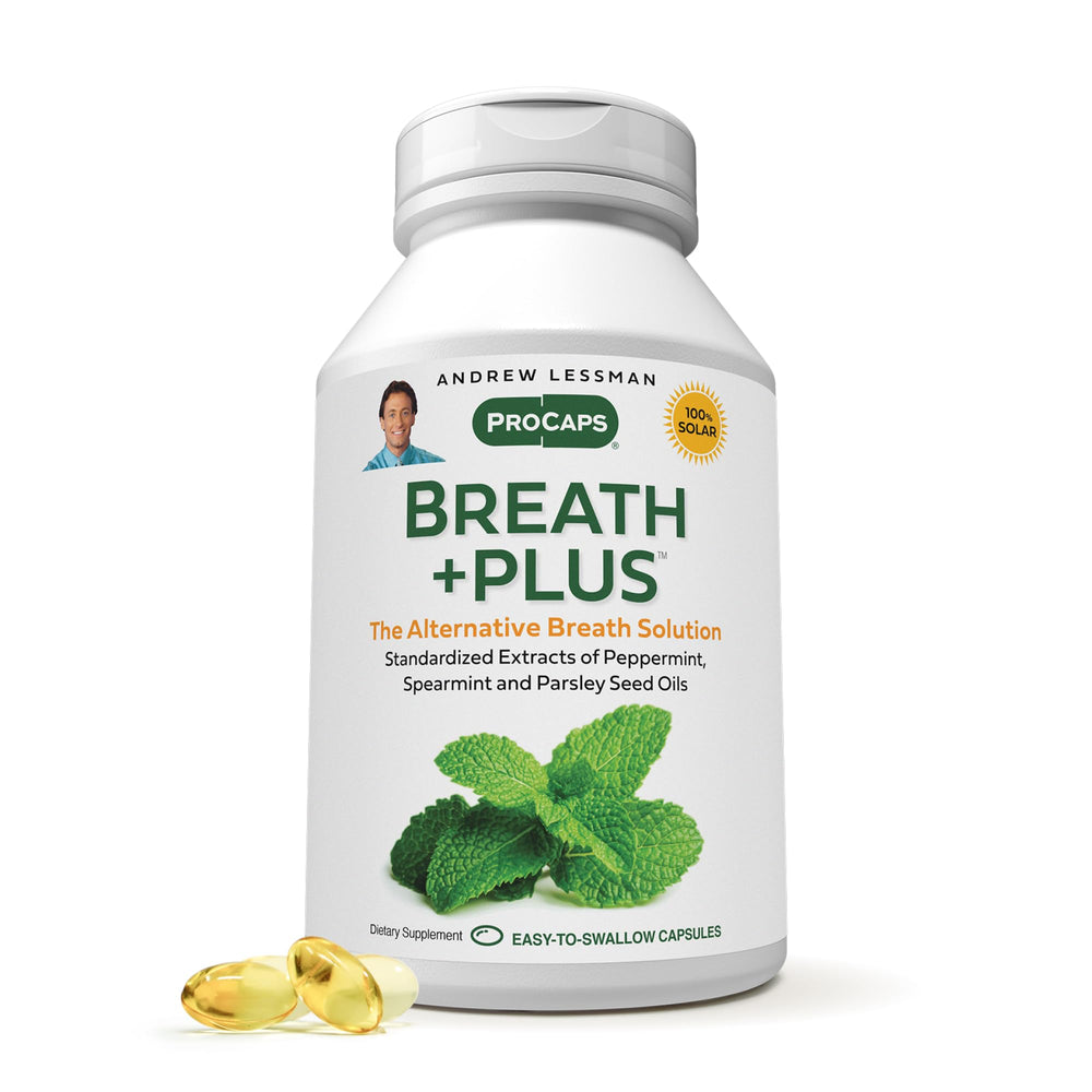 Breath Plus 60 Softgels bottle front view