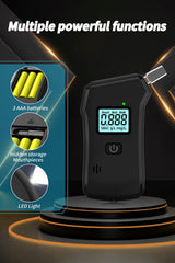 Breathalyzer 2025 shows its lightweight 60 g compact design
