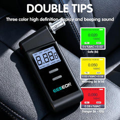 Screen showing adjustable BAC alerts and units for professional monitoring