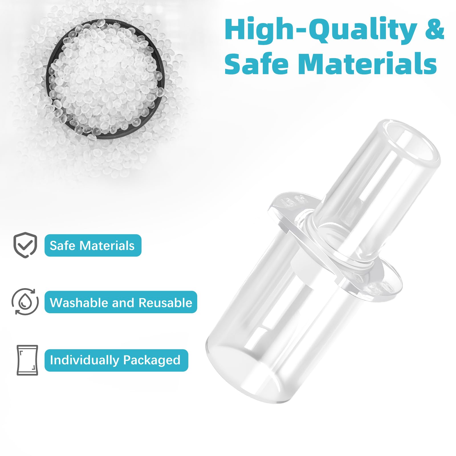 Washable, recyclable, reusable mouthpiece design