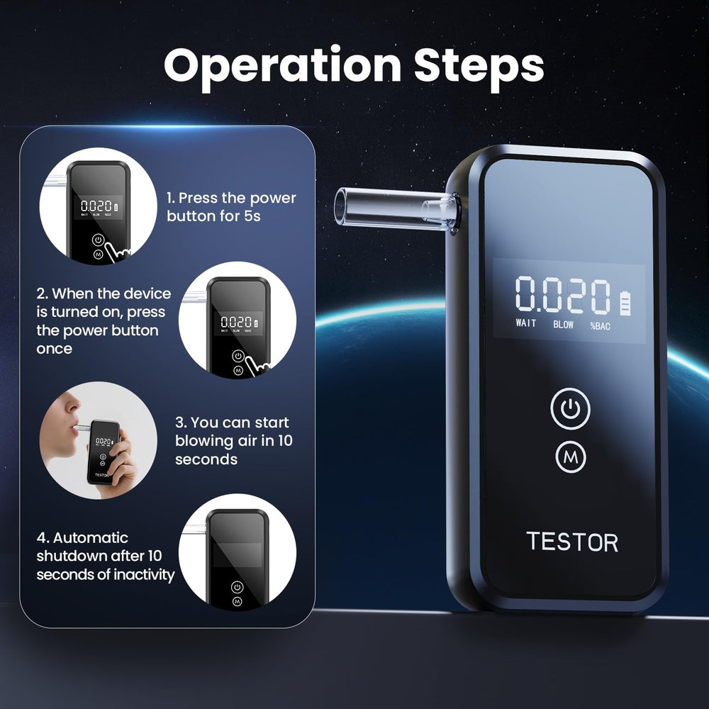Breathalyzer packaging and accessories