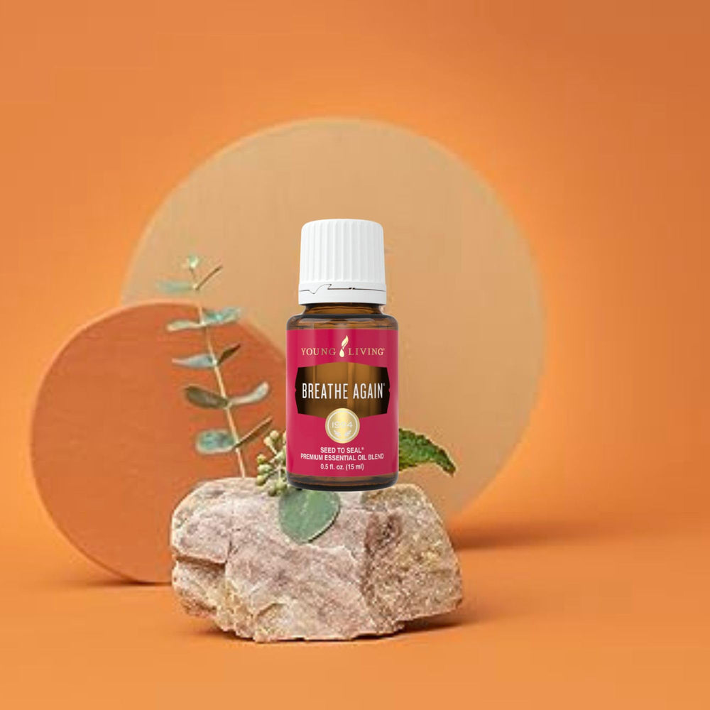 Close-up of Breathe Again roll-on essential oil