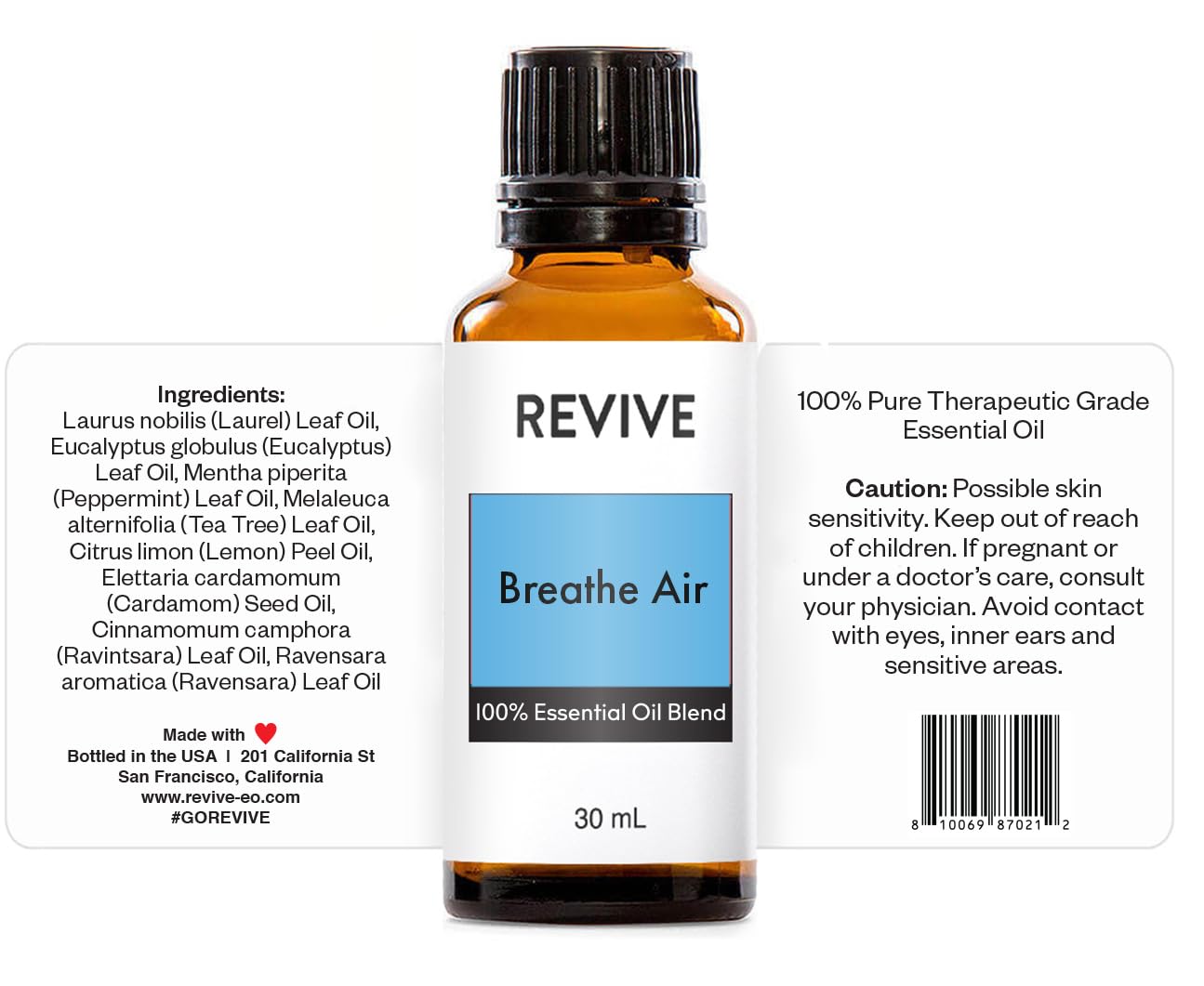 Diffuser releasing aroma with Breathe Air blend by Revive Essential Oils