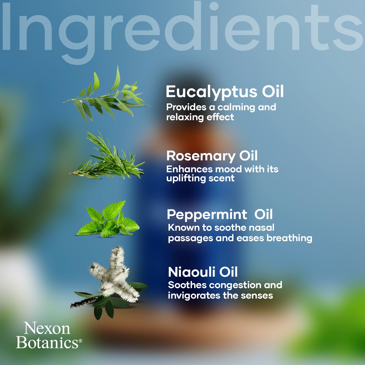 Diffuser with Breathe essential oil blend