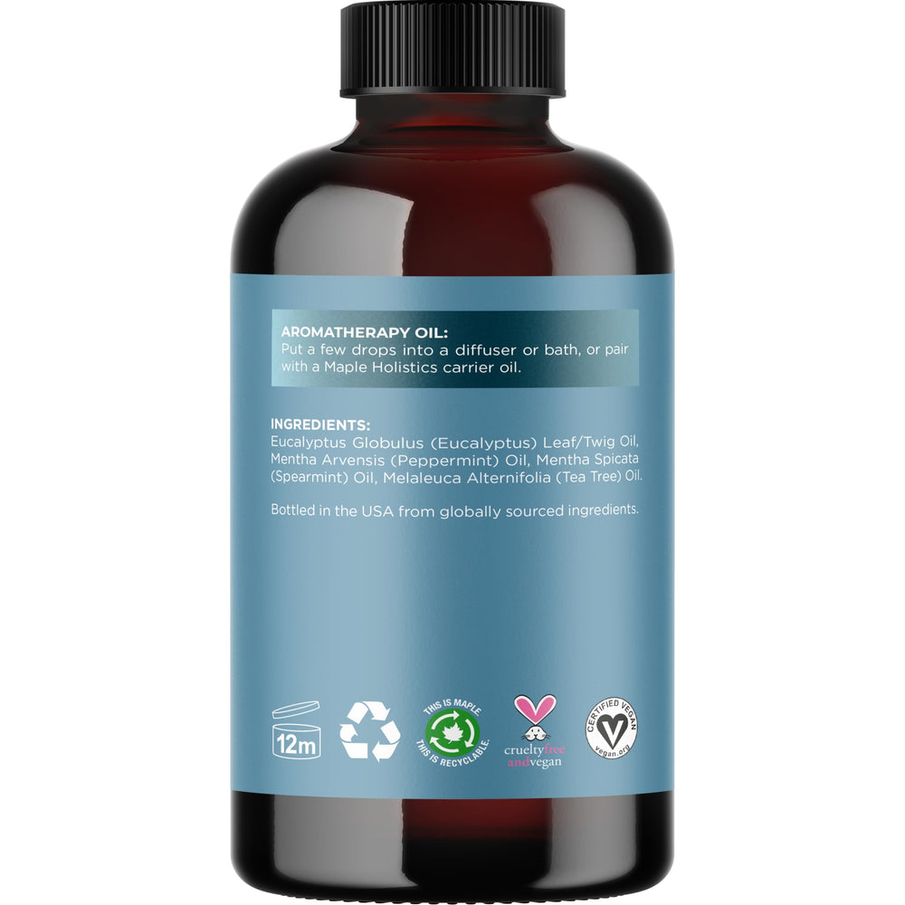 Diffuser diffusing essential oil blend for showers and home