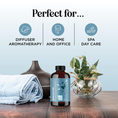 Breathe essential oil bottle with dropper cap
