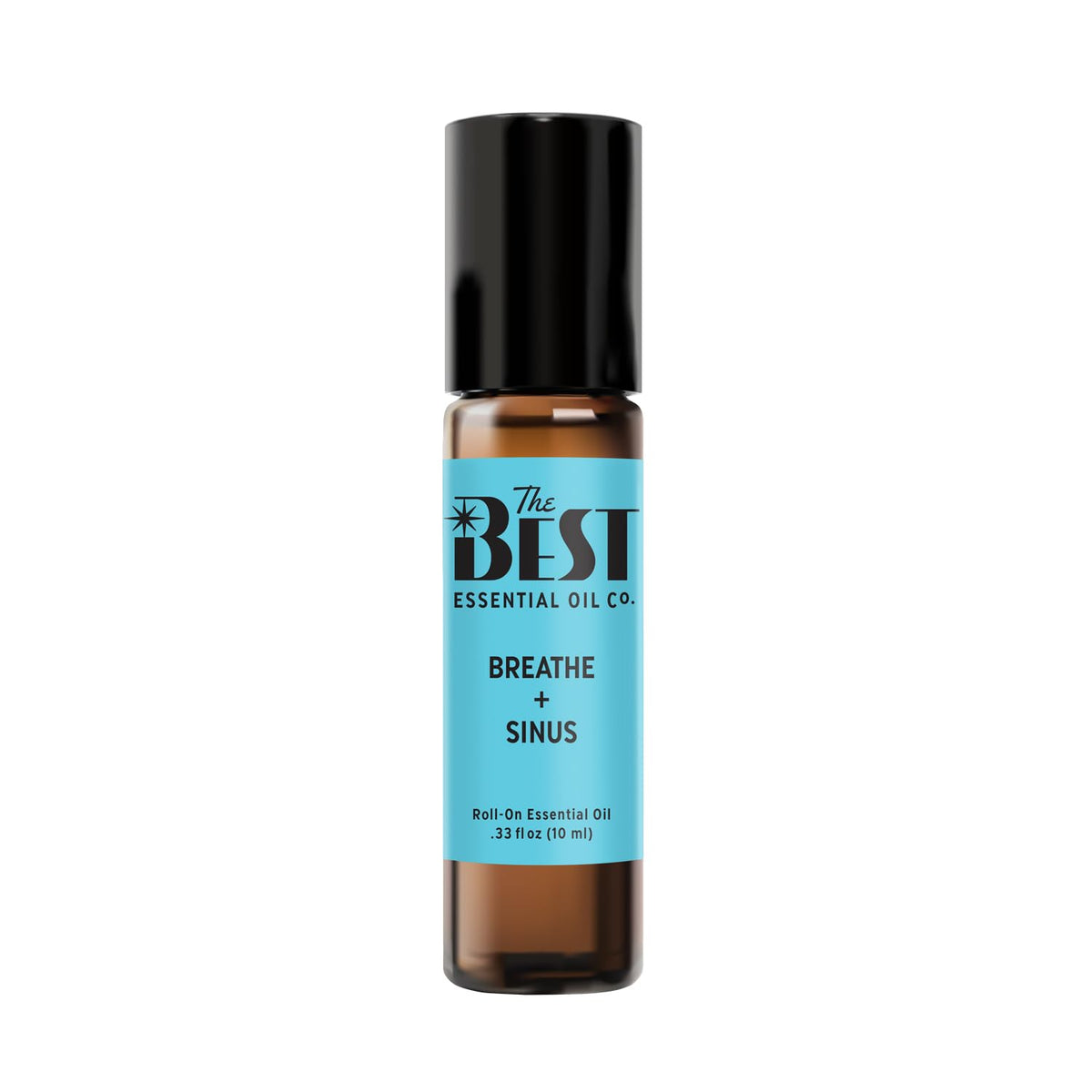 Front view of Breathe + Sinus Roll-On bottle