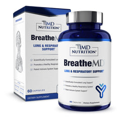 1MD BreatheMD bottle on a white background