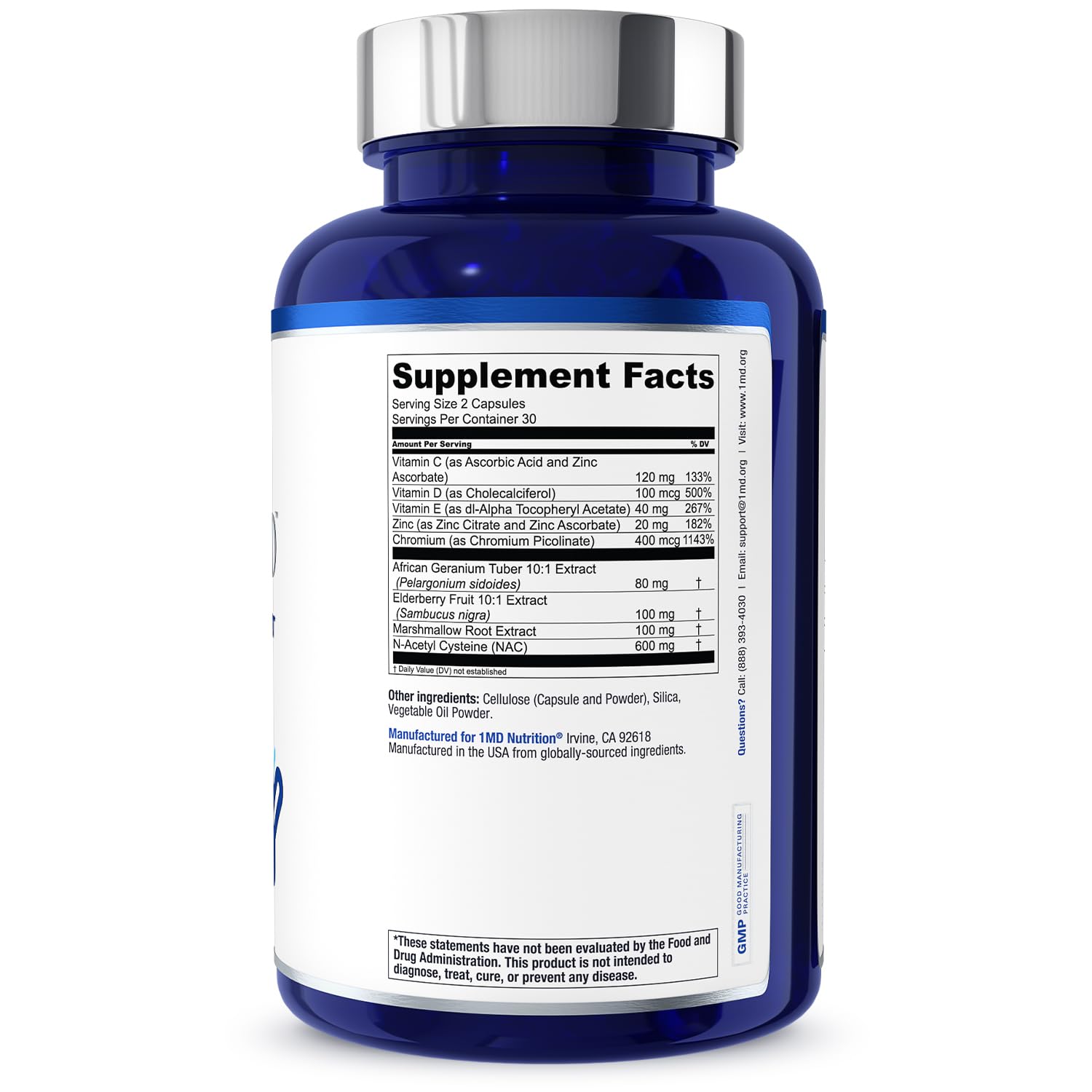 60-count BreatheMD bottle with packaging