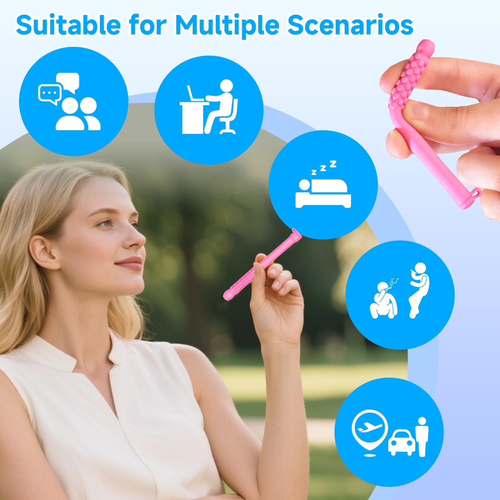 Portable breath stick for fresh breath on the go