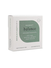 Breatherapy Aroma Patch Balance packaging shows portable, discreet aromatherapy on the go