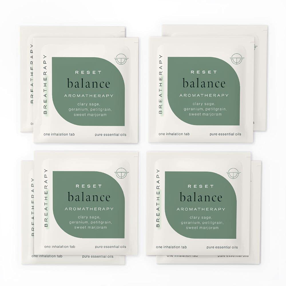 Breatherapy Balance patch closeup reveals clary sage blend for calm mood cues
