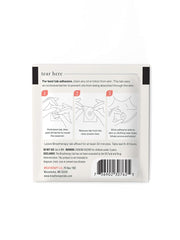 Breatherapy aroma patch close up on oils blend ingredients