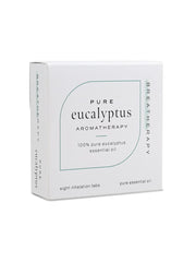 Breatherapy aroma patch eucalyptus packaging shows portable congestion relief on the go