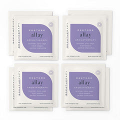 Breatherapy Allay Patches on arm provide discreet, portable relaxation on the go.