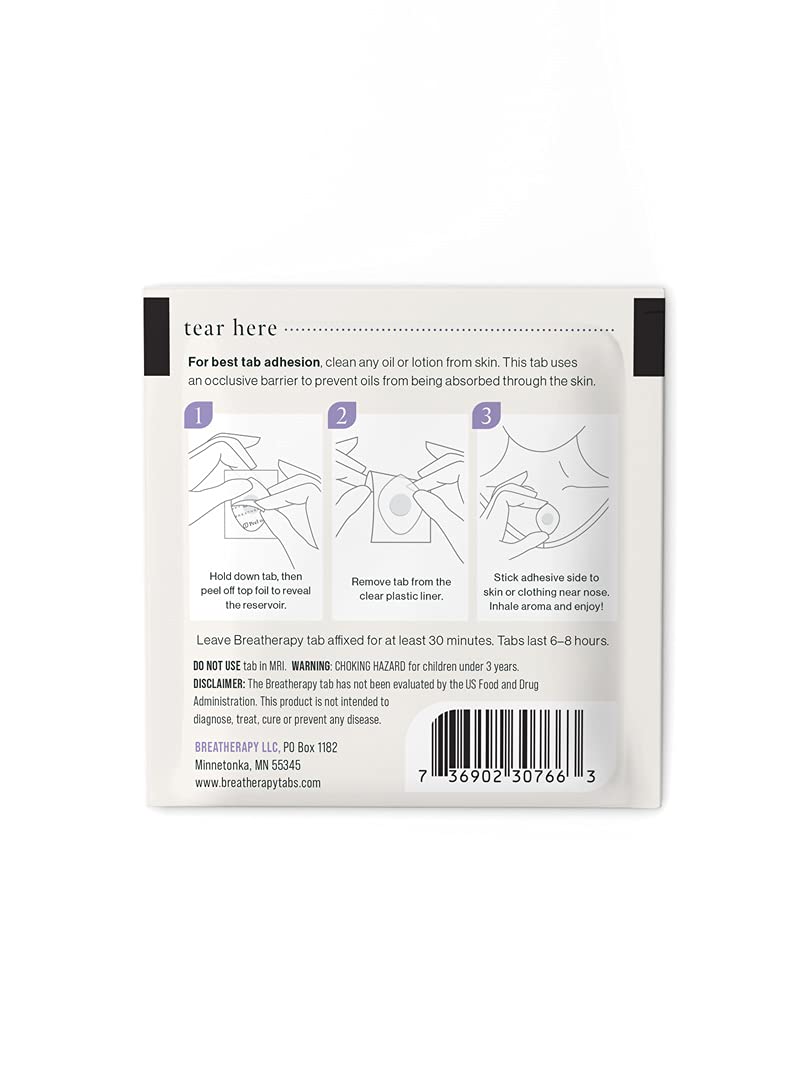 Breatherapy Allay Patches worn on clothing for gentle mood balance throughout the day.