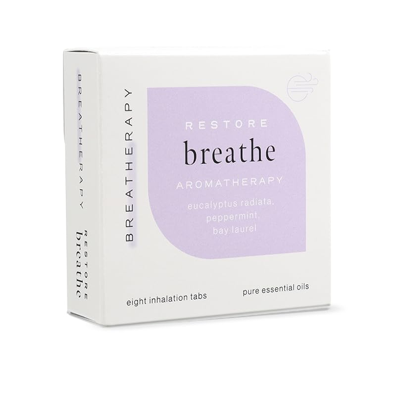 Breatherapy Breathe Patch pack overview shows portable aromatherapy for on-the-go breathing support