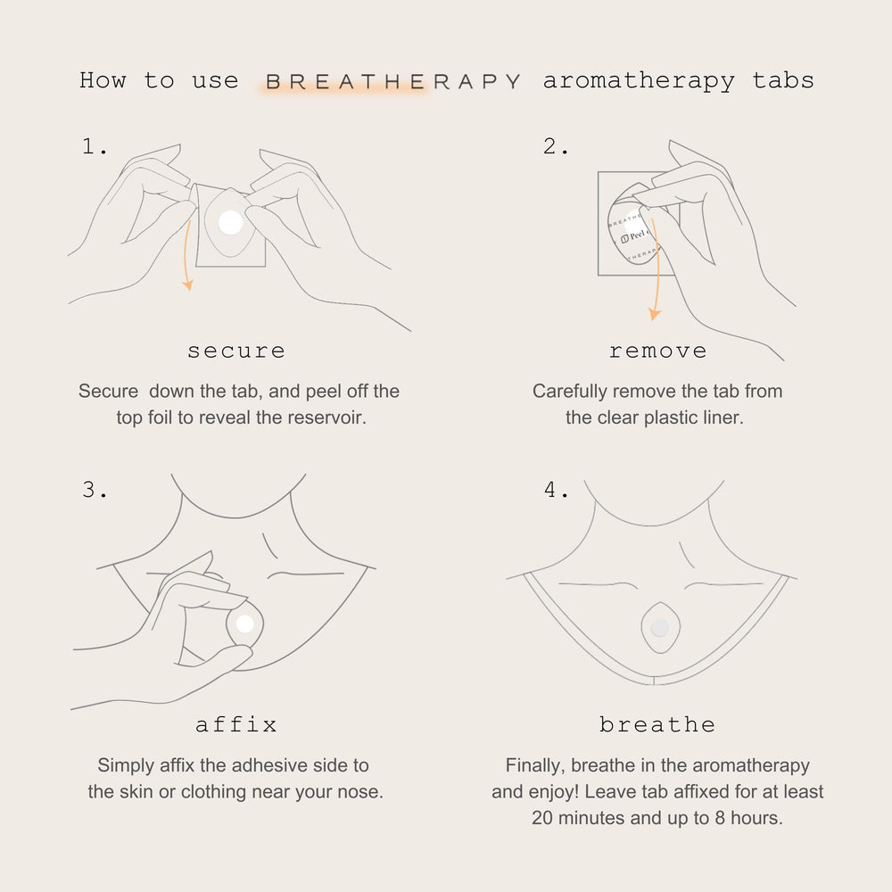 Breatherapy Breathe Patch wearing in office suggests focused breathing during busy workdays