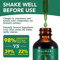 Breathing support supplement bottle with mullein drops