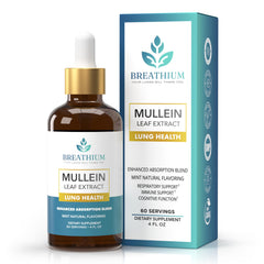 Breathium 4-in-1 Mullein Drops bottle front