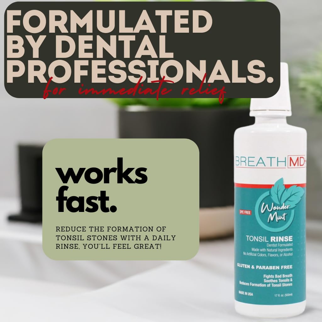 BreathMD Tonsil Rinse packaging and box