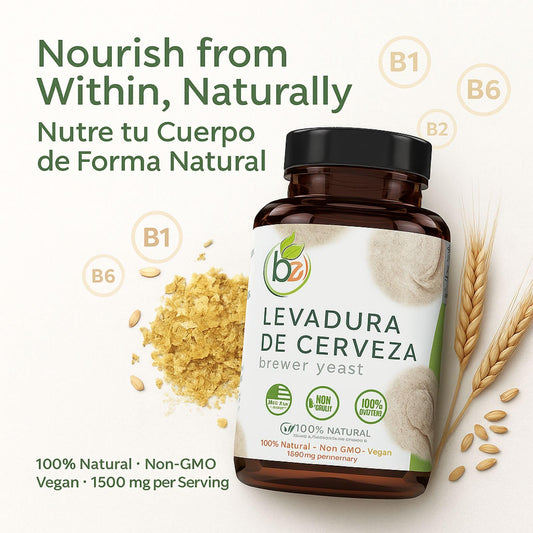 Text highlights benefits of Brewer's Yeast capsules
