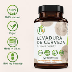 Label indicating Made in USA and natural ingredients