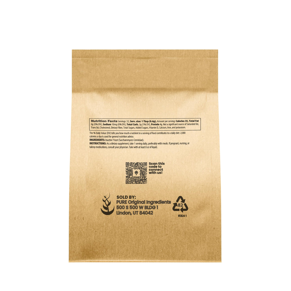 Brewer's Yeast packaging produced in Utah, USA