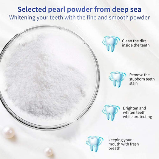 Breylee Teeth Whitening Powder jar side view