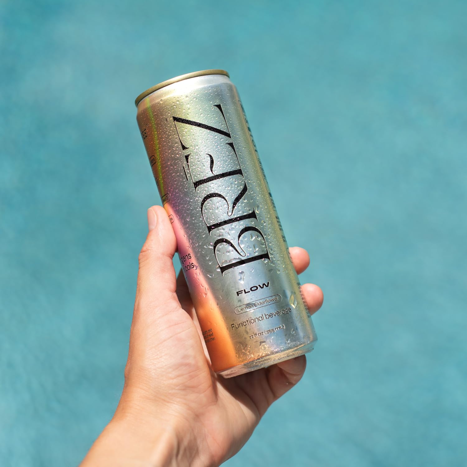 Lifestyle shot of BRĒZ Flow being enjoyed socially