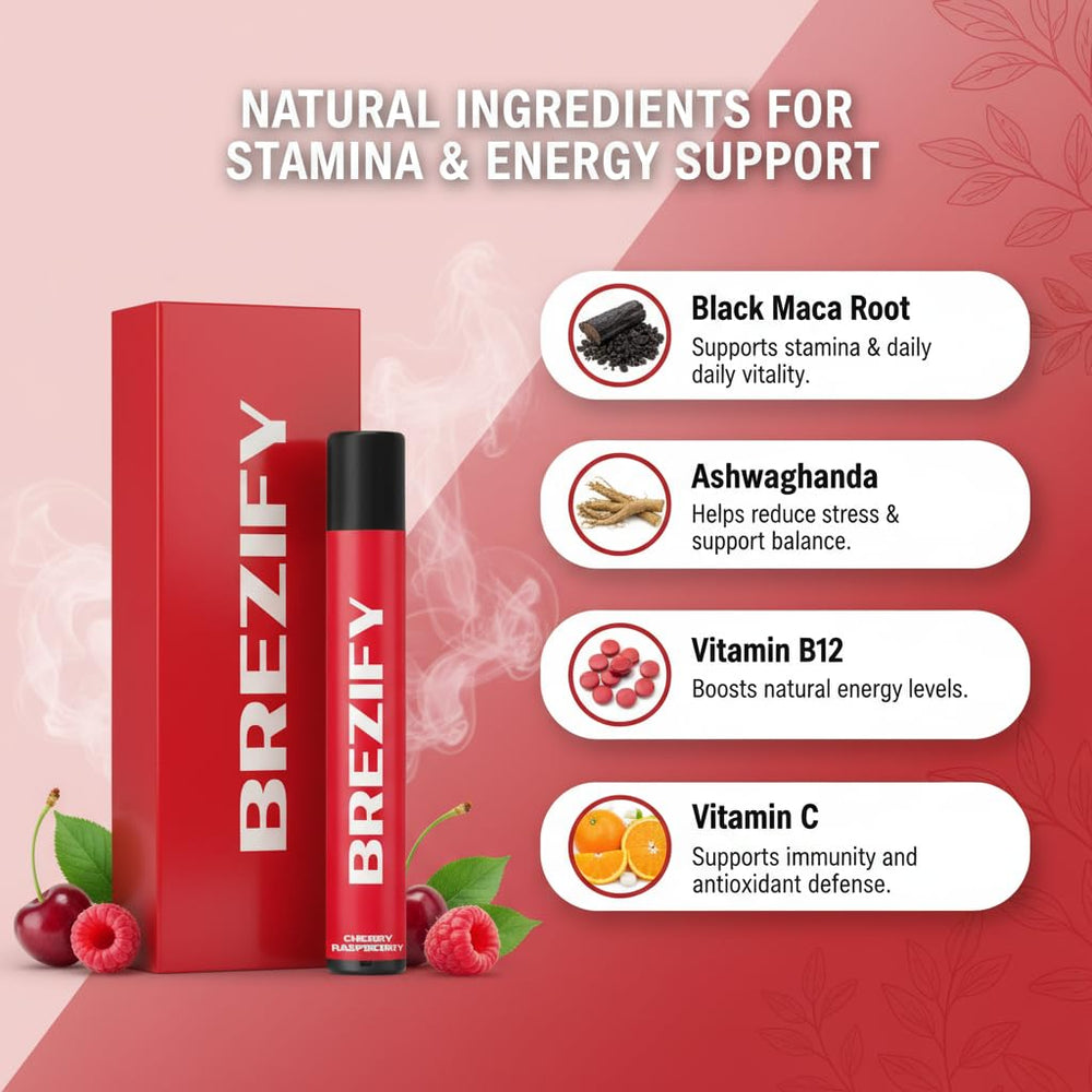 Stamina Boost cherry-berry blend close-up from Zen Harmony Set