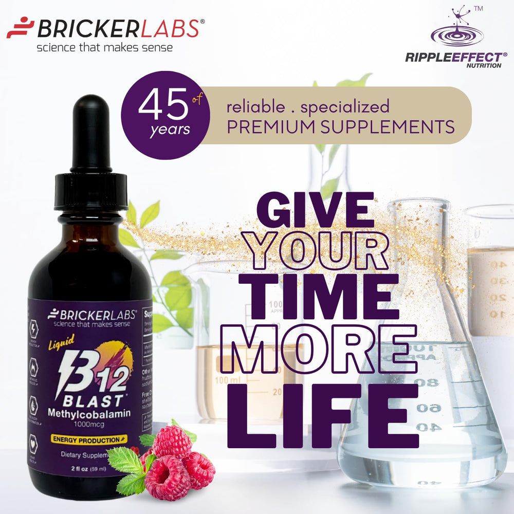 Concept image showing energy and cellular health from B12 Blast