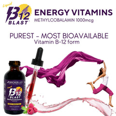 B12 Blast liquid vitamin B12 dropper