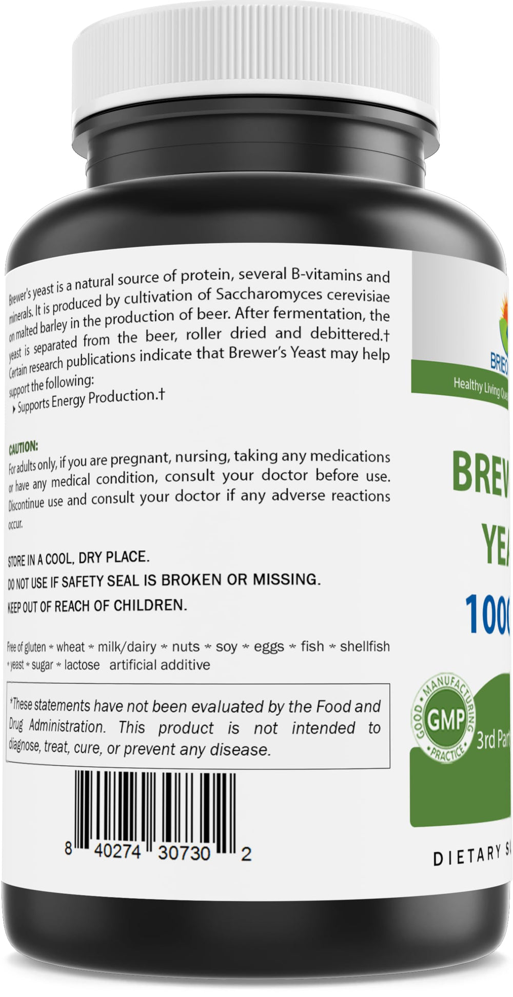 Product packaging of Brieofood Brewers Yeast – Pack of 2