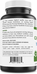 Brieofood Cat's Claw packaging highlighting Non-GMO and Gluten Free