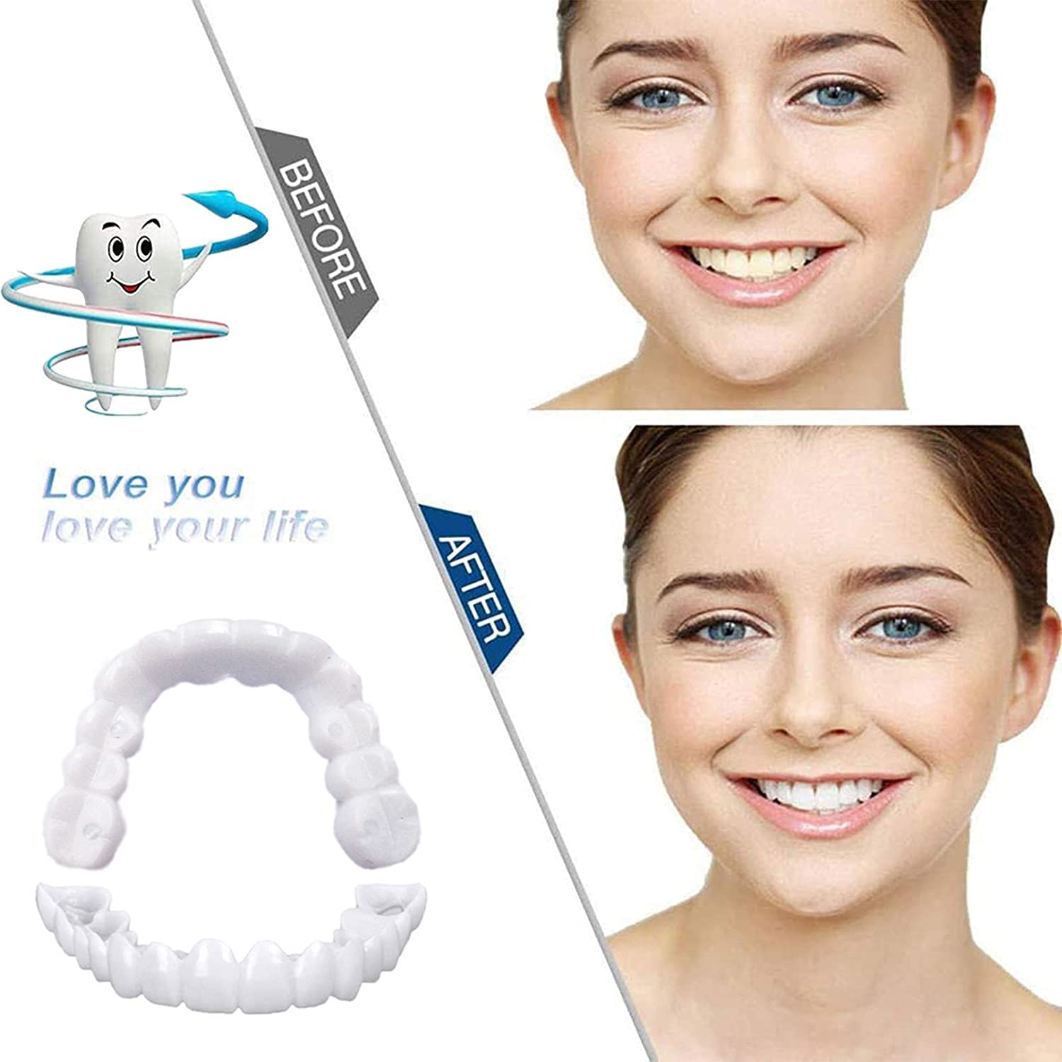 Brige Smile denture packaging