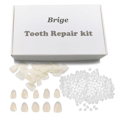 Brige Tooth Repair Kit with moldable beads and replacement tooth model