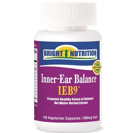 Bright Nutrition Inner-Ear Balance bottle front view for daily balance support