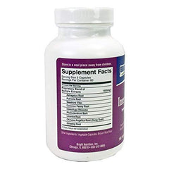 Bright Nutrition Inner-Ear Balance label close-up highlighting herbal formula