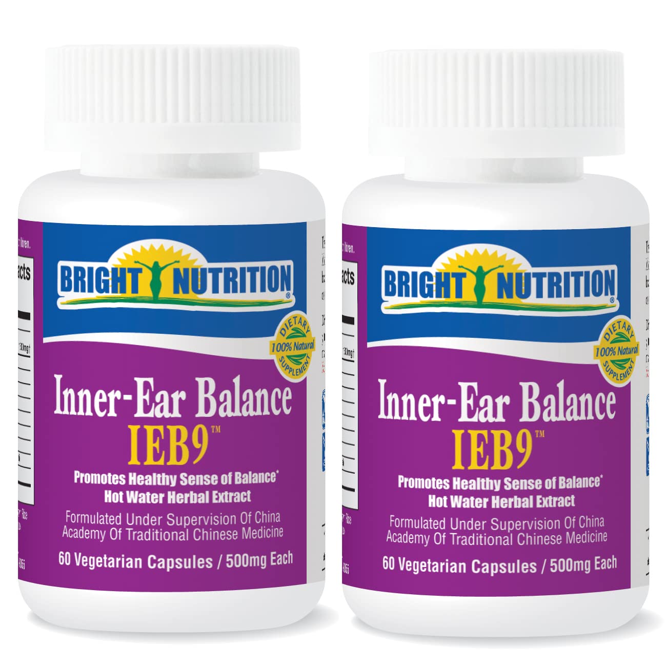 Bright Nutrition Inner-Ear Balance bottle on shelf signals quality